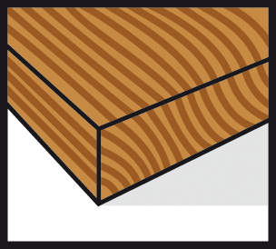 Кусок древесины твердых пород